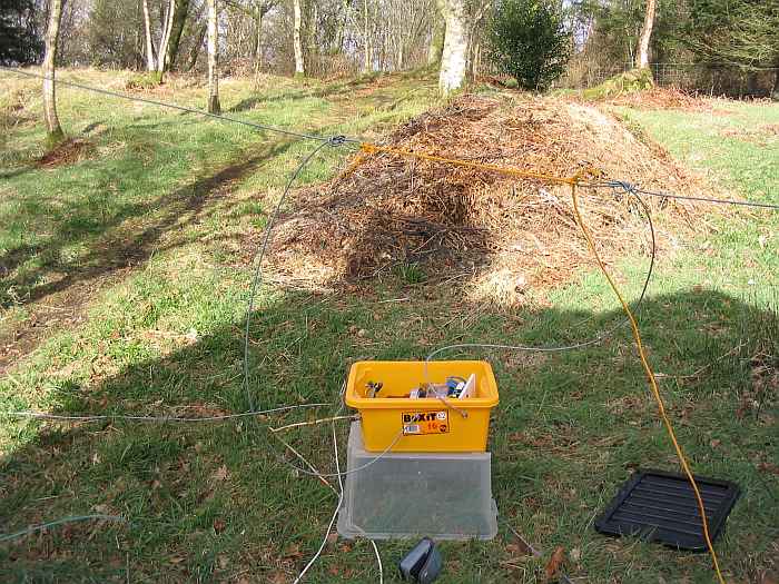 feed point of the loop